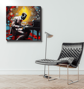 Close-up of Musicians Open Minds Artwork.
